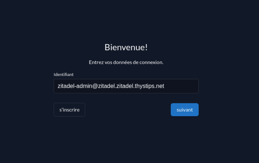 Déploiement de Zitadel sur Linux